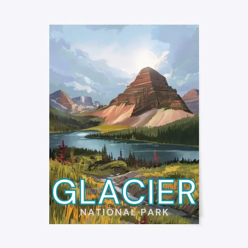 Glacier National Park | Travel Poster