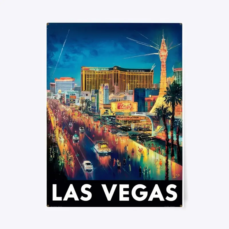 Las Vegas Travel Poster